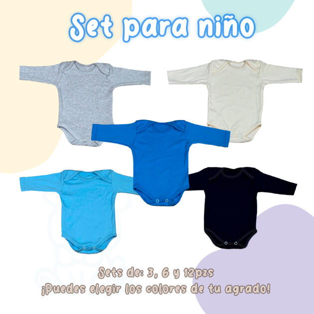 Set de pañaleros para niño